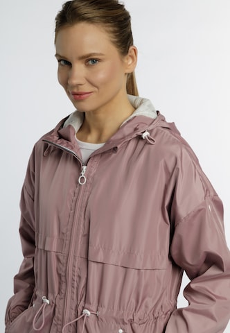 Parka mi-saison DreiMaster Maritim en rose