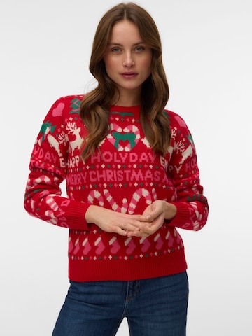 Pullover di VERO MODA in rosso: frontale