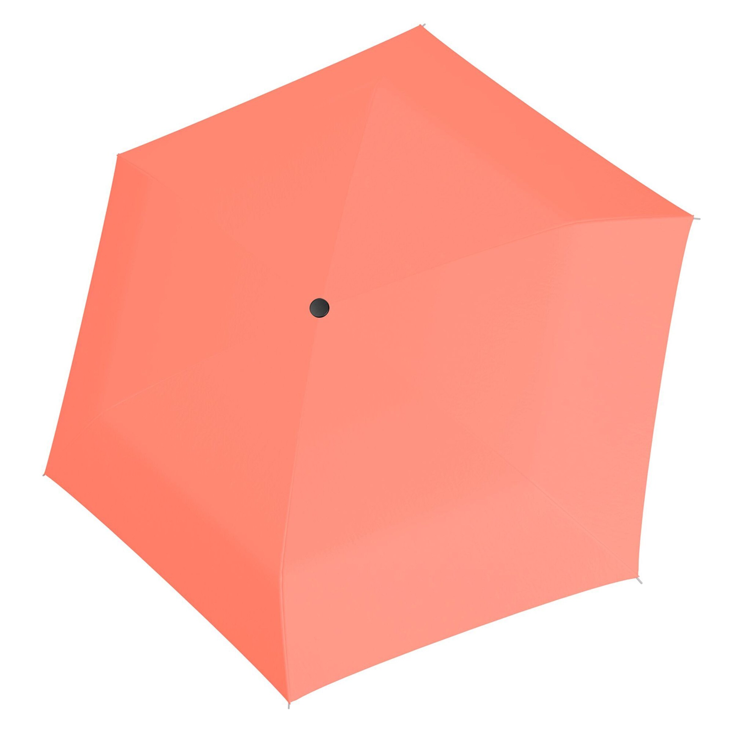 Doppler Parapluie 'Fiber Mini Compact' en corail, Vue avec produit