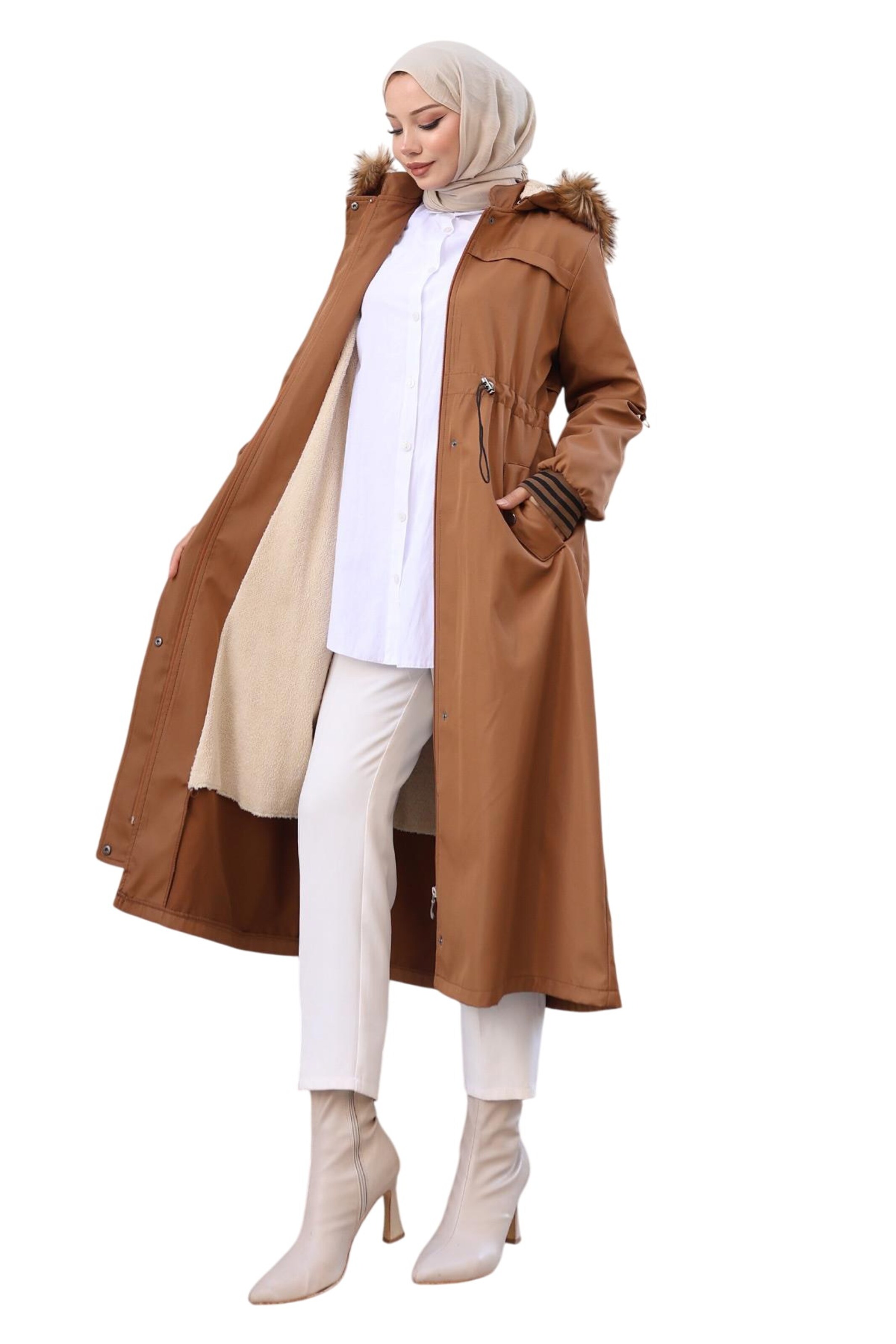 MODAMIHRAM Winter coat in Brown