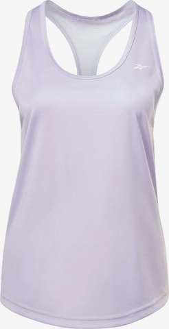 Reebok Sports top in Purple: front