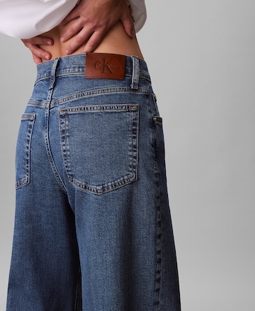 Calvin Klein Jeans Wide leg Jeans in Blauw
