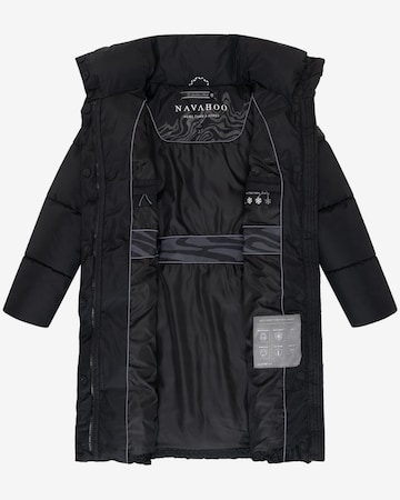 NAVAHOO Wintermantel 'Wolkenkuss 14' in Schwarz ABOUT YOU