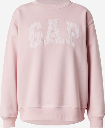 GAP Свитшот 'EXCLUSVIE HERITAGE' в Ярко-розовый: спереди