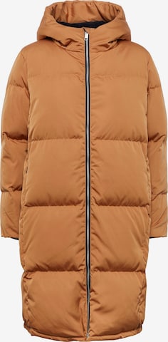 Y.A.S Winter Coat 'Milly' in Brown: front