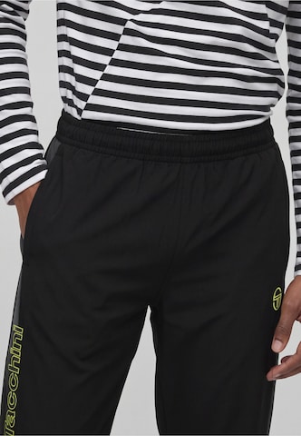 Sergio Tacchini - Tapered Calças em preto