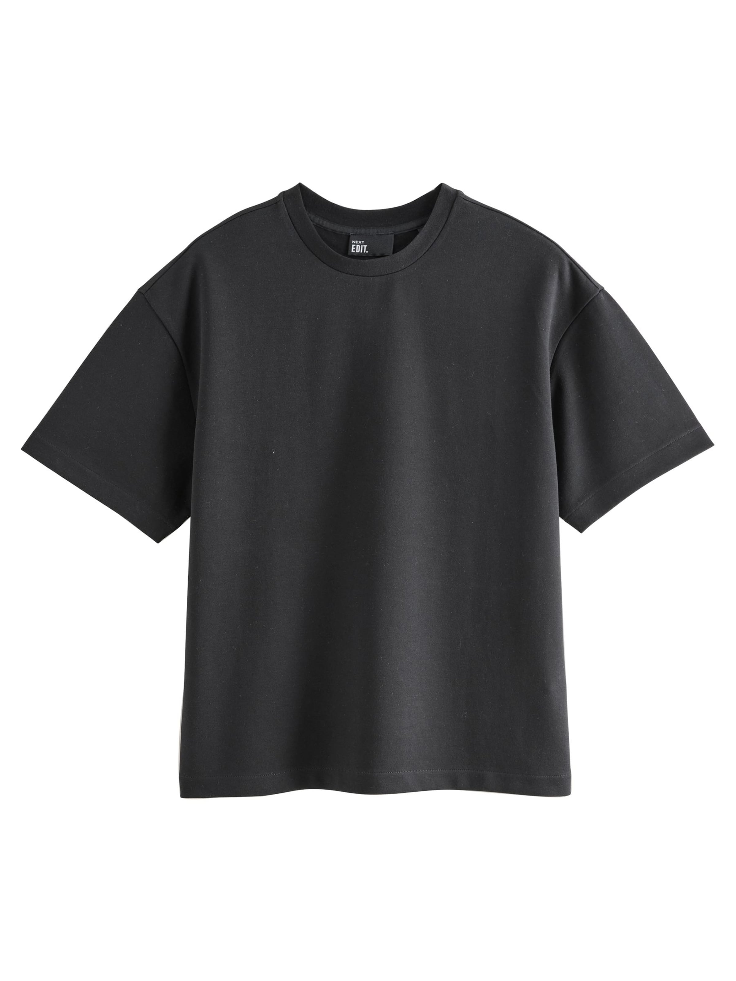 Next Tričko 'Edit' – černá: přední strana