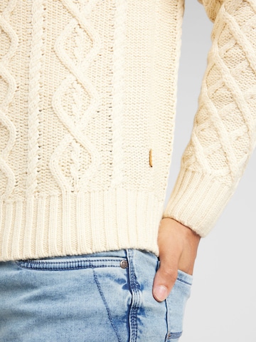 INDICODE JEANS Sweater 'Bussel' in White