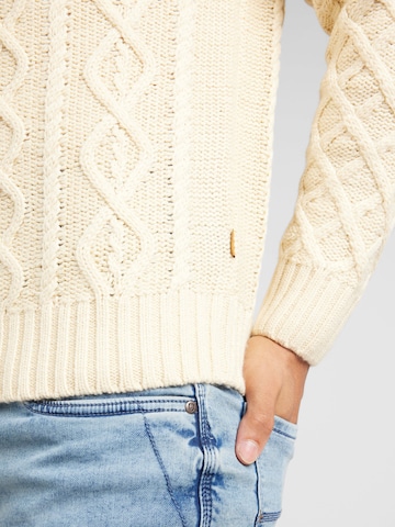 INDICODE JEANS - Pullover 'Bussel' em branco