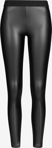 FRESHLIONS Skinny Leggings 'Navas' in Zwart: voorkant