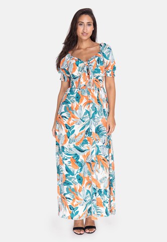 Robe d’été Elara en vert : devant