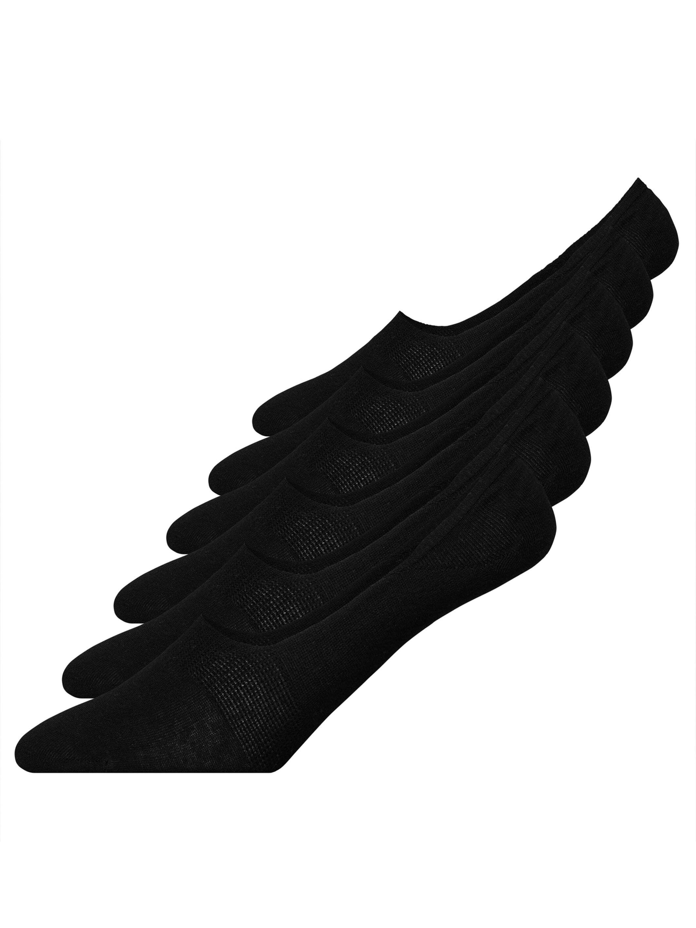 SNOCKS Füßlinge in Schwarz: Vorderseite