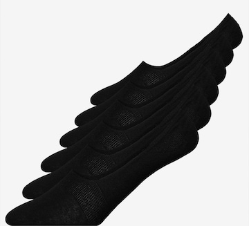 SNOCKS Füßlinge in Schwarz: Vorderseite