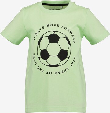 T-Shirt BLUE SEVEN en vert : devant