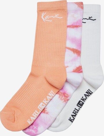 Karl Kani Socks 'KA241-036-1' in Orange: front