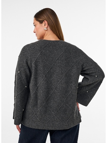 Zizzi - Jersey 'Malma' en gris