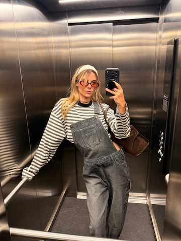 hzl the labelLoosefit Kombinezon - siva boja: prednji dio