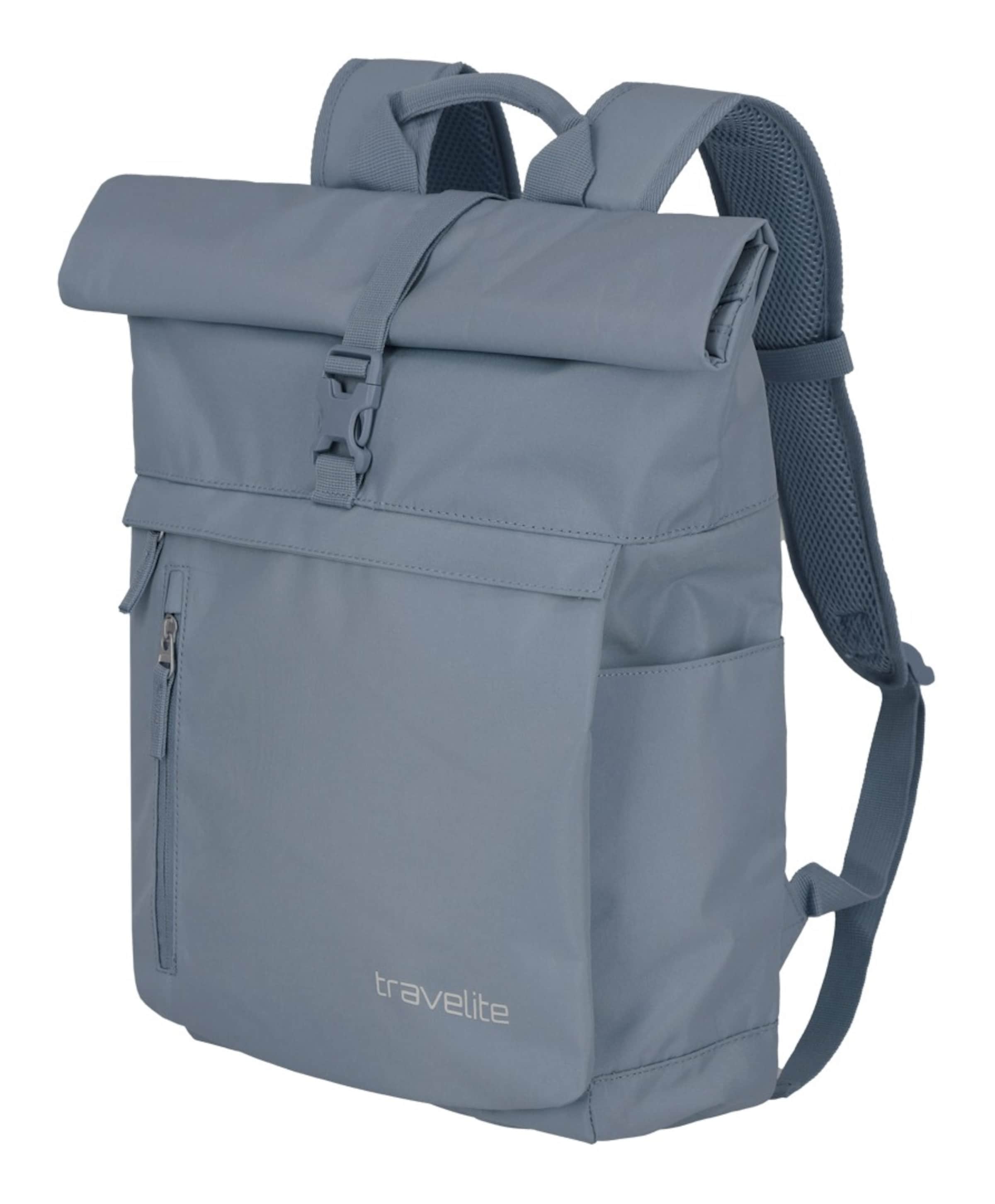 TRAVELITE Backpack in Blue: front