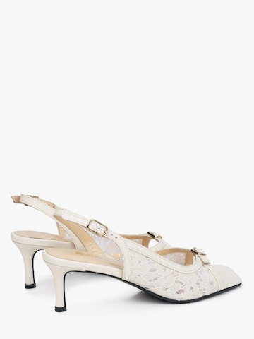 Estro Riemensandale '30-6184'‌‌‌ in Weiß