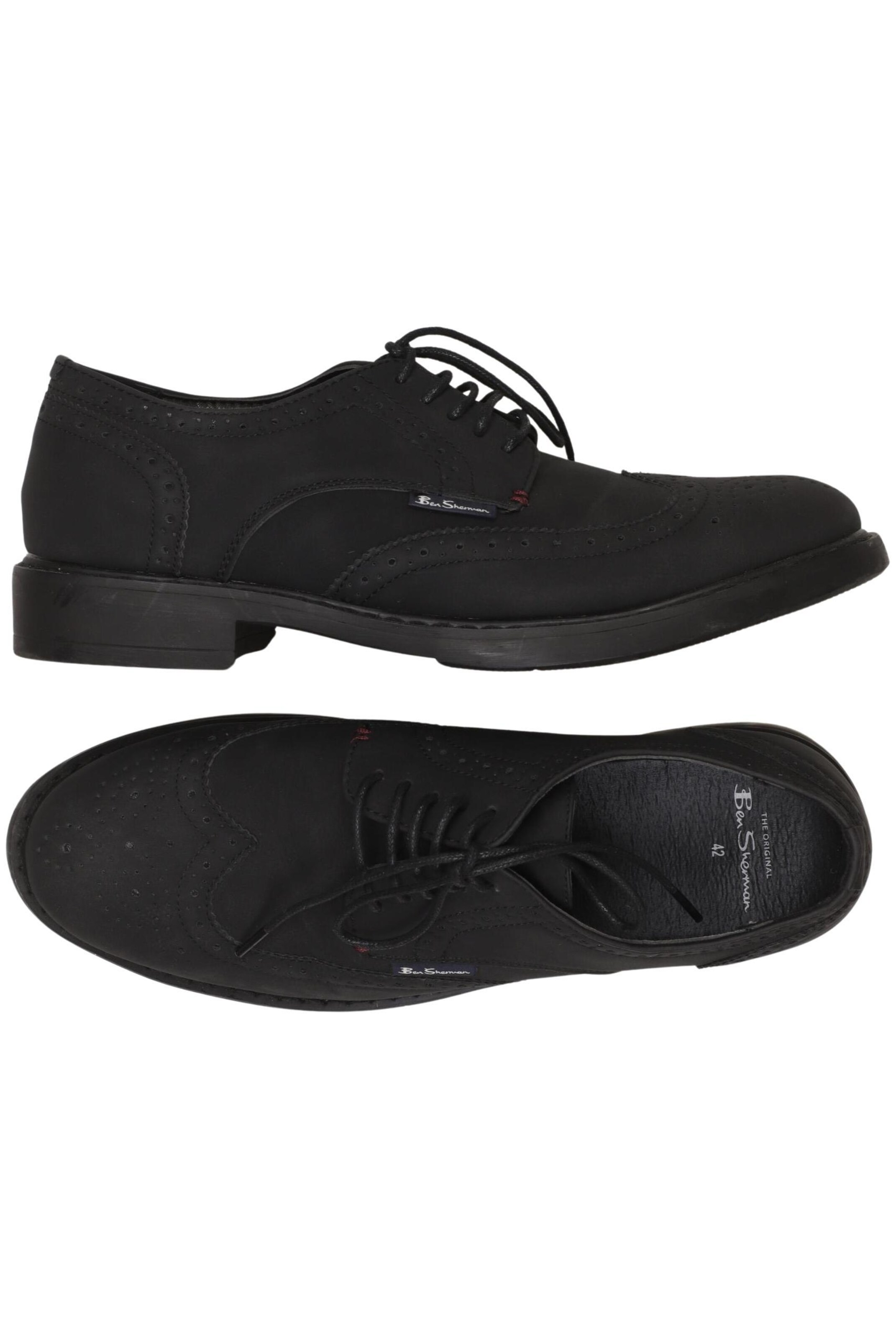 Ben Sherman Halbschuh 42 in Schwarz: Vorderseite