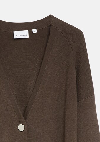 COMMA Knit cardigan in Brown