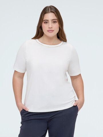 T-shirt Fiorella Rubino en blanc