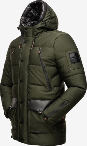 STONE HARBOUR Winter Jacket 'Mitjaa' in Green