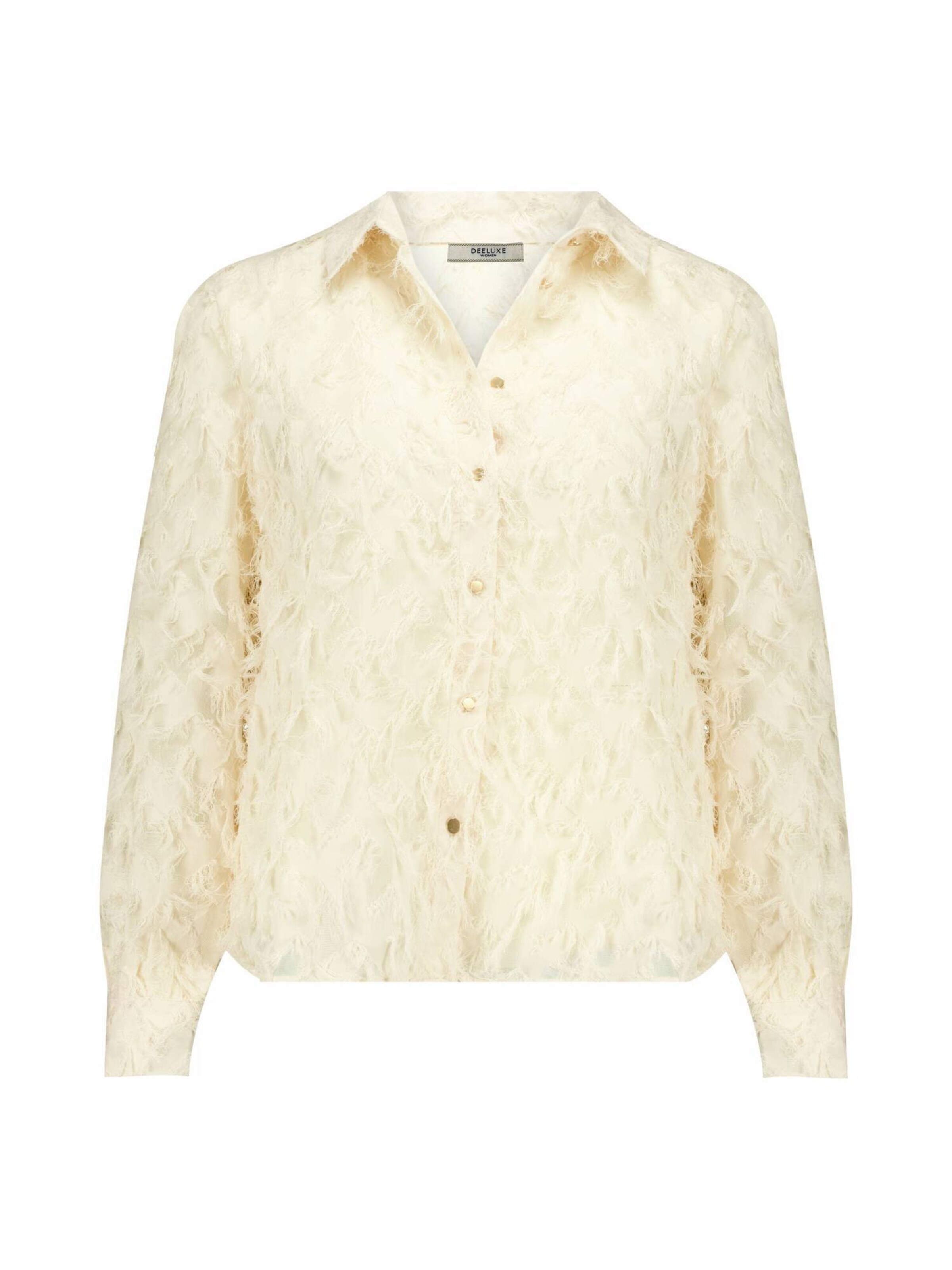 Chemisier 'Froufrou' Deeluxe en beige : devant