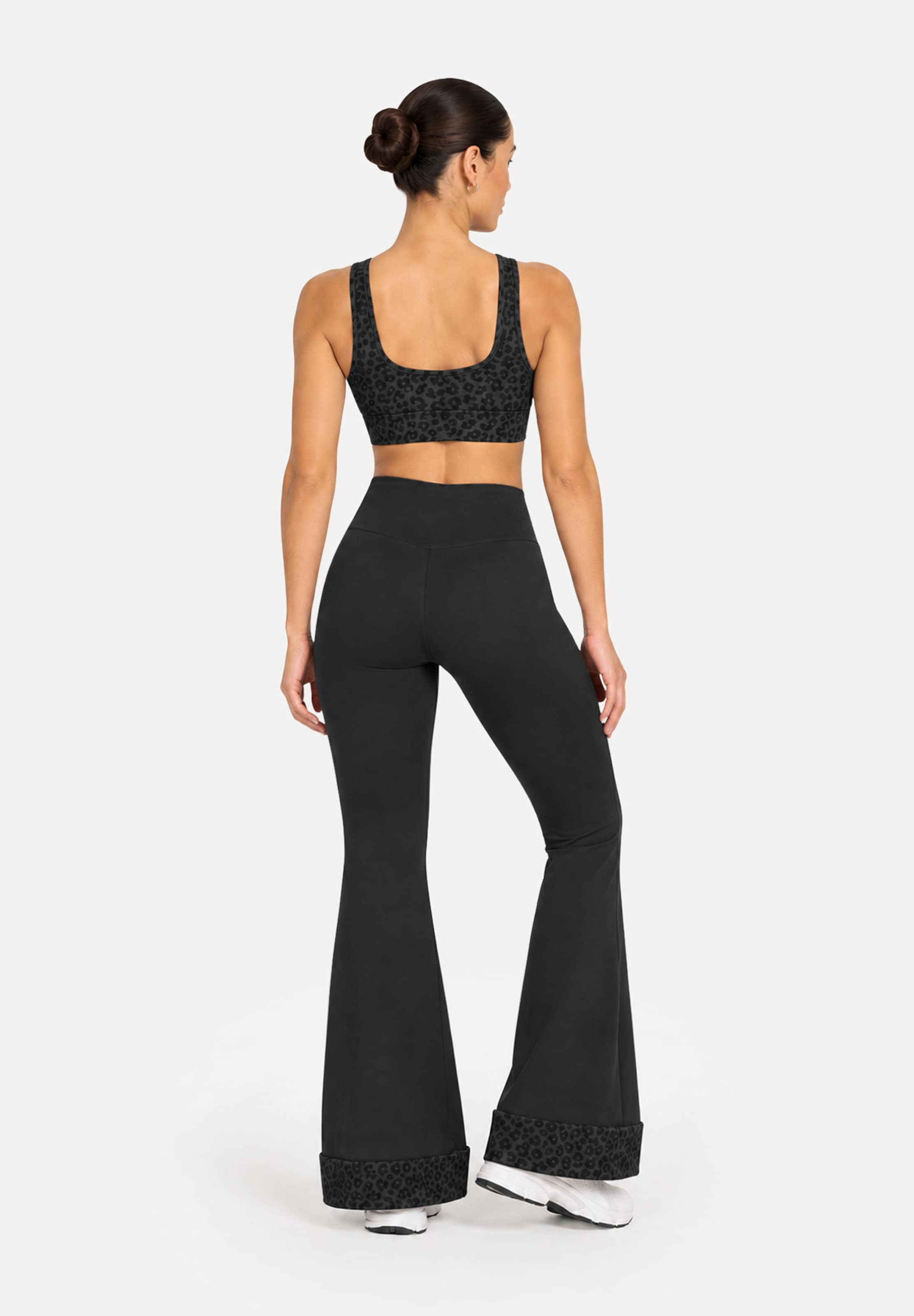 Coupe slim Leggings ' Lithara Solid ' Smilodox en noir