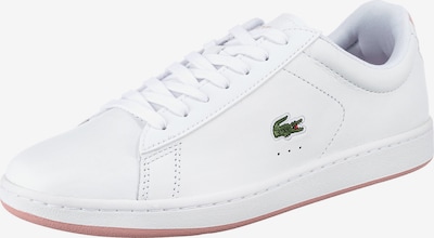 LACOSTE Sneaker 'Carnaby Evo' in grün / pastellpink / rot / weiß, Produktansicht