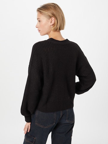 JDY Knit Cardigan 'Justy' in Black