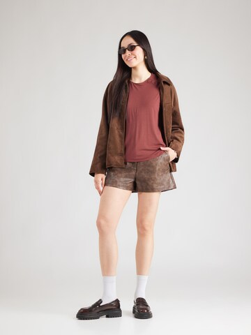 VERO MODA Póló 'VMGINA' - piros