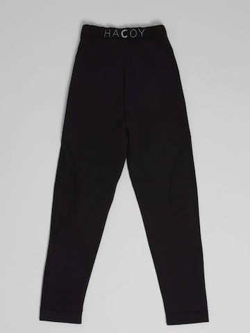 HACOY Regular Sportbroek in Zwart