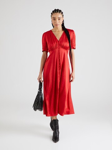 The Kooples Kleid in Rot: Vorderseite