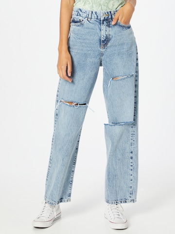NEW LOOK Wide leg Jeans in Blue: front