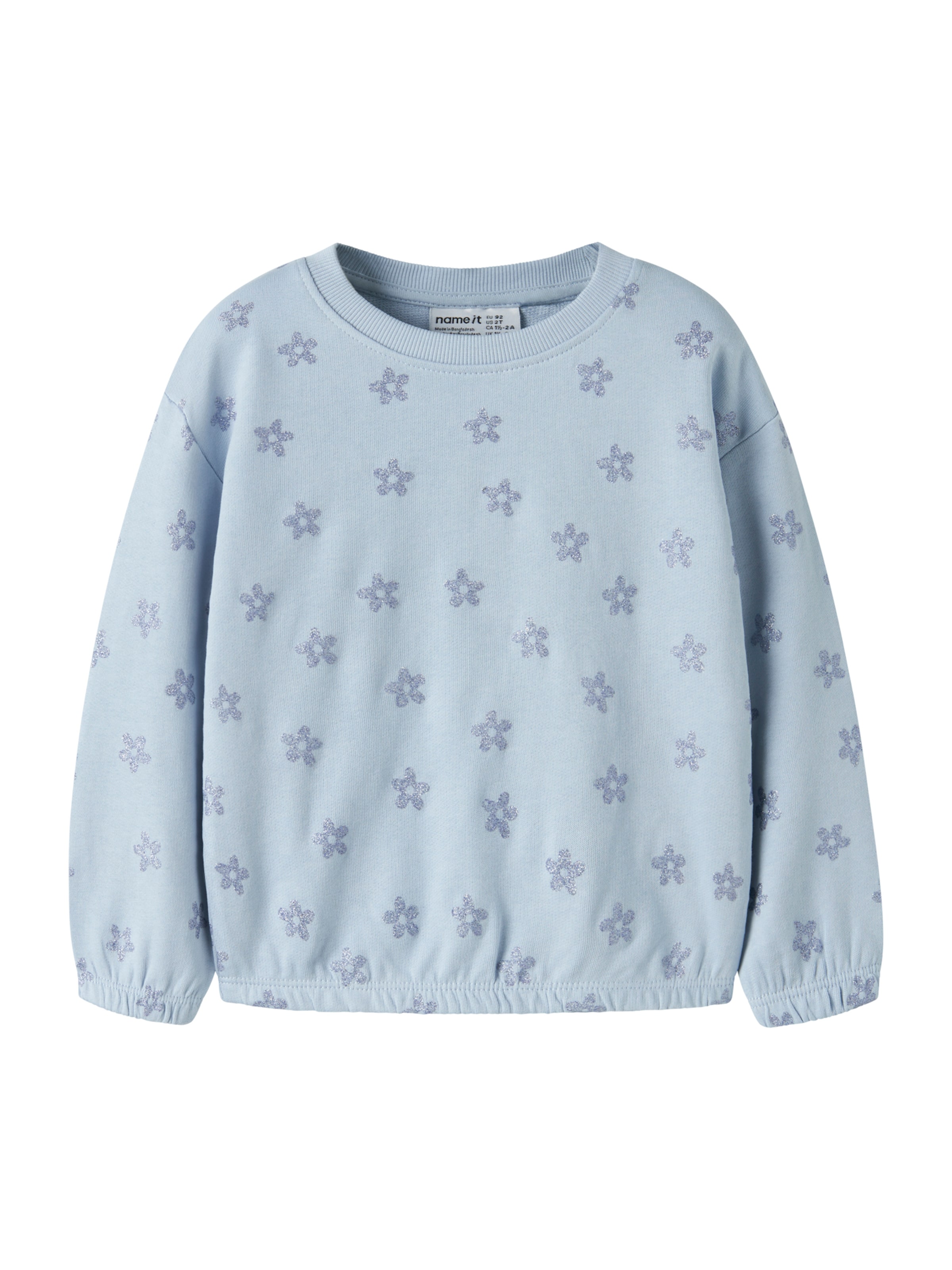 NAME IT Sweatshirt 'NMFVILUBA' in Blau: Vorderseite