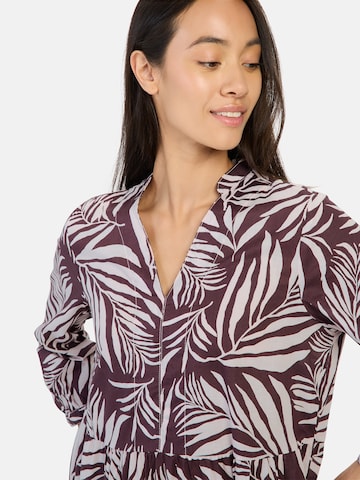 CAMEL ACTIVE Mittellanges Sommerkleid mit Allover-Print in Rot