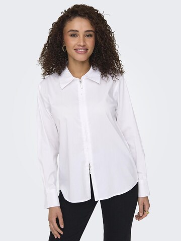 JDY Bluse 'JDYMio' i hvid: forside
