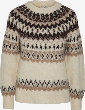 Y.A.S Sweater 'LATTE' in Beige: front