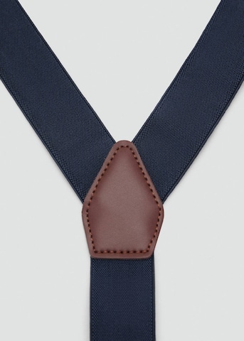 MANGO MAN Suspenders in Blue