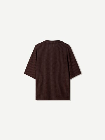 Fit confort Chemise Bershka en marron