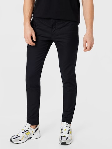 Carhartt WIP Slimfit Chinohose 'Sid' in Schwarz: predná strana