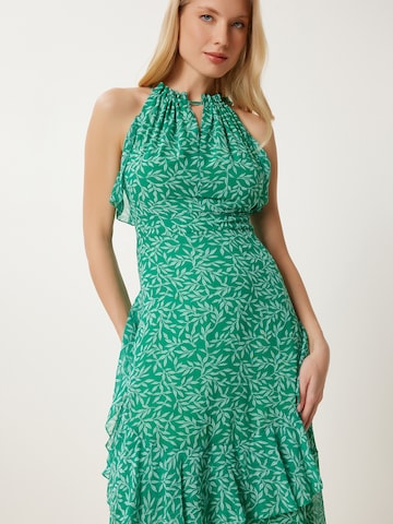 Happiness İstanbul Платье в Зеленый