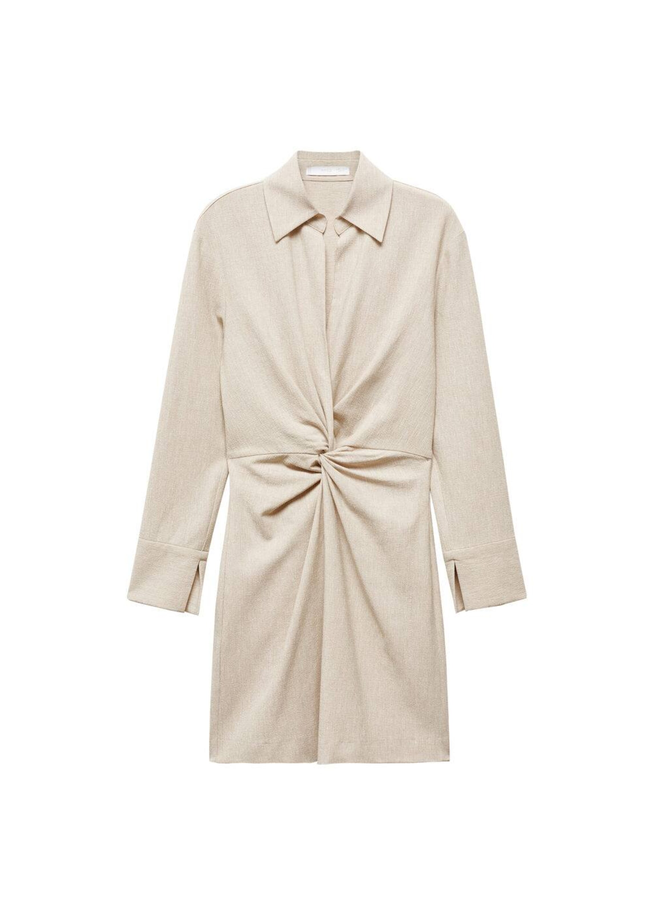 MANGO Kleid 'Julinda' in Beige: Vorderseite