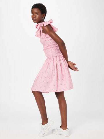 Crās Letnia sukienka 'Fleurcras' w kolorze różowy