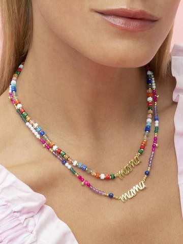 Luxenter Necklace 'Mamá' in Mixed colors