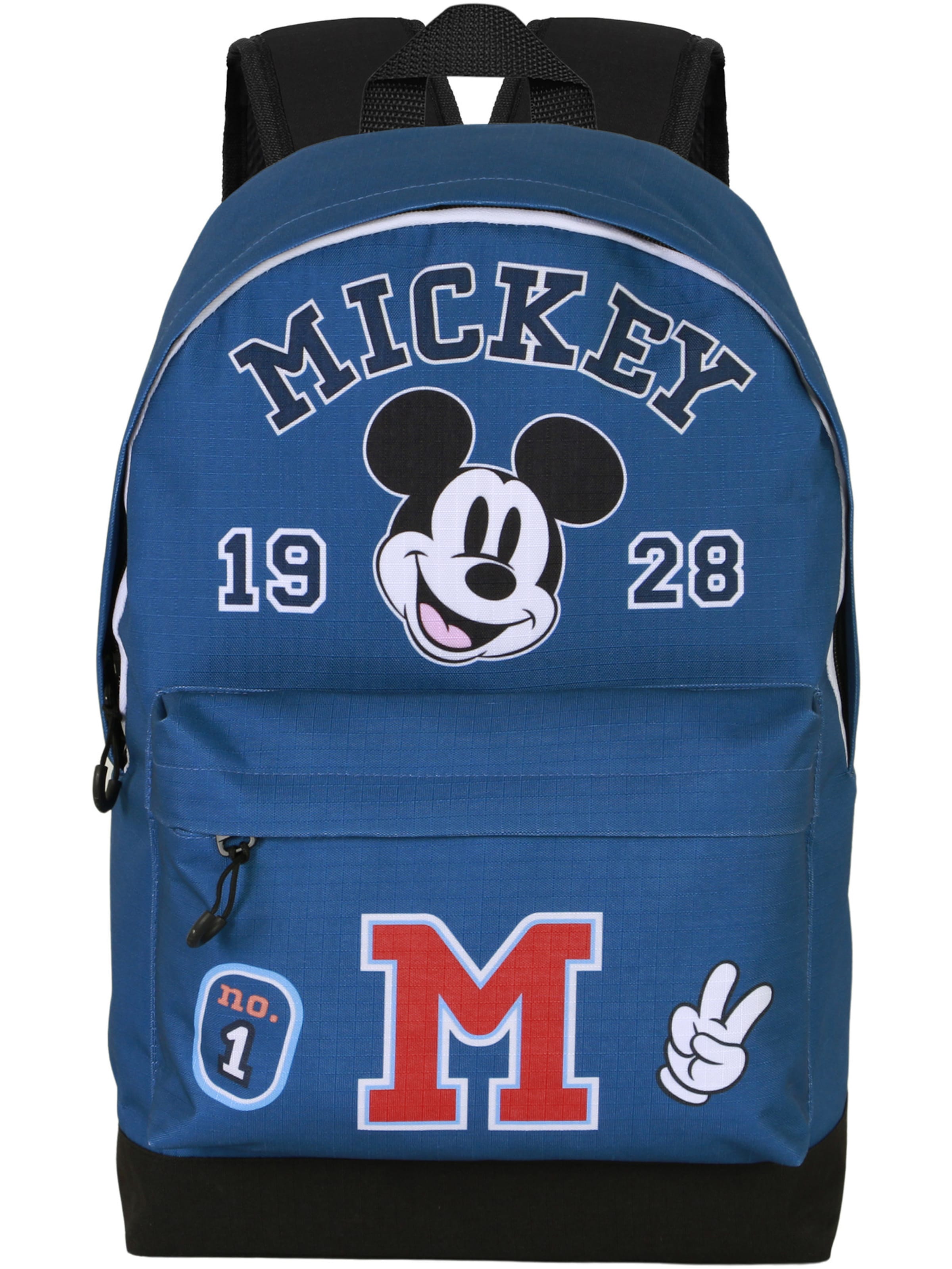 Zaino 'Mickey Mouse Class-Fan' di DISNEY in blu: frontale