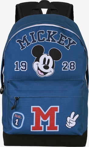 DISNEY Rucksack 'Mickey Mouse Class-Fan' in Blau: Vorderseite