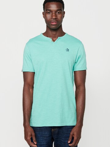 T-Shirt KOROSHI en vert : devant