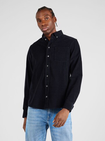 Casual Friday Regular fit Button Up Shirt 'Anton' in Blue: front